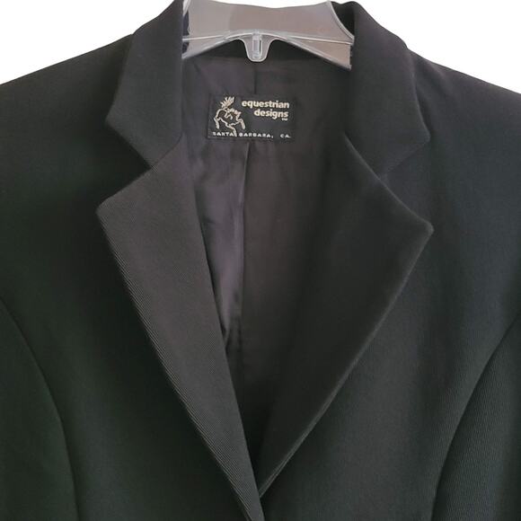 EQUESTRIAN DESIGNS Single Breasted Dressage Competition Riding‎ Jacket Small - Picture 3 of 10